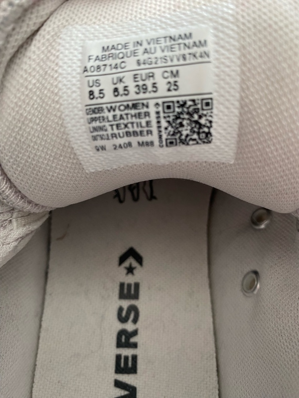 Converse Light Gray All Star Sneakers - Picture 5 of 6